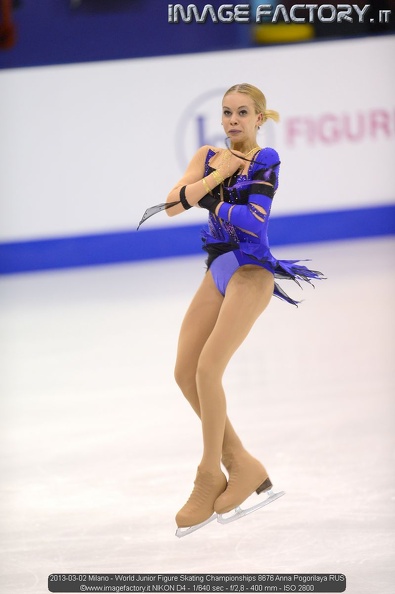 2013-03-02 Milano - World Junior Figure Skating Championships 8676 Anna Pogorilaya RUS.jpg